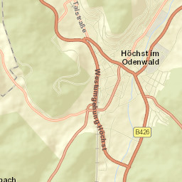 Höchst im Odenwald Street Map