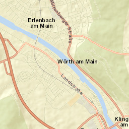 Erlenbach am Main Street Map