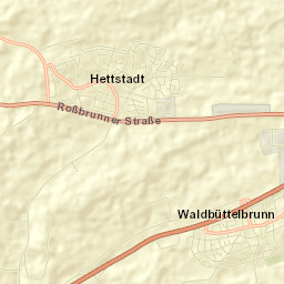 Hettstadt Street Map