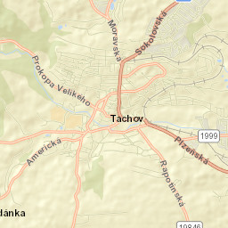 Tachov Street Map