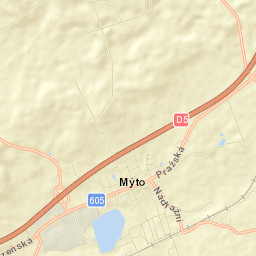 Mýto Street Map