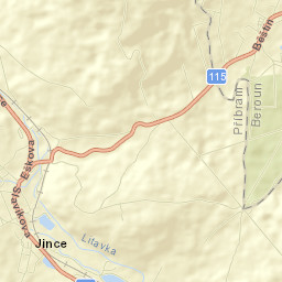 Jince Street Map