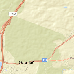 Stará Huť Street Map