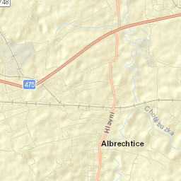 Albrechtice Street Map