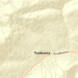 Trzebunia Street Map