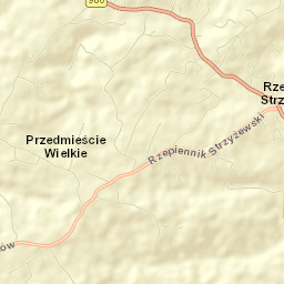 Rzepiennik Strzyżewski Street Map