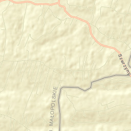 Szerzyny Street Map