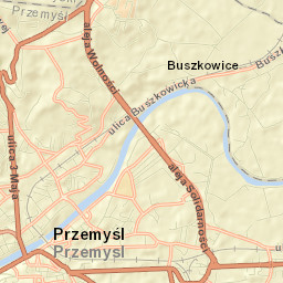 Przemyśl Street Map