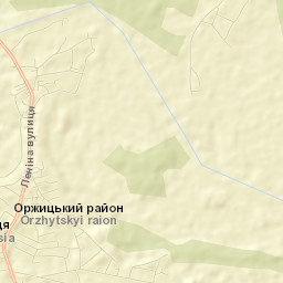 Orzhytsia Street Map