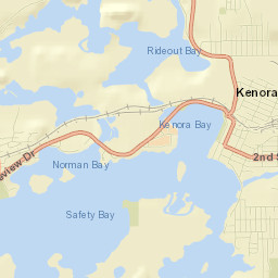Kenora Street Map