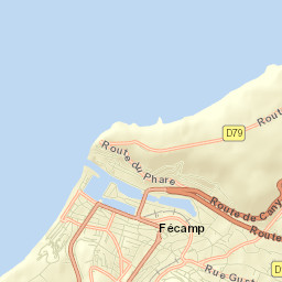 Fécamp Street Map