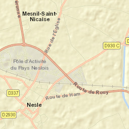 Nesle Street Map