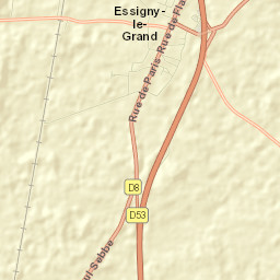 Essigny-le-Grand Street Map