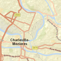 Charleville-Mézières Street Map