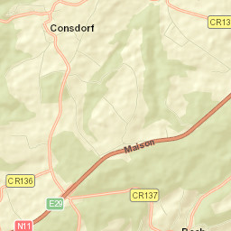 Consdorf Street Map