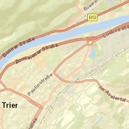 Trier Street Map