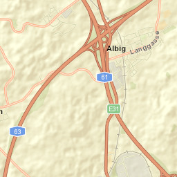Albig Street Map