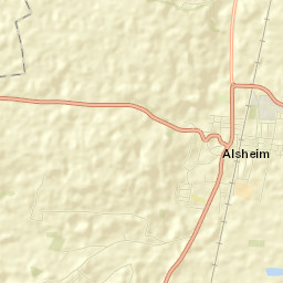Alsheim Street Map