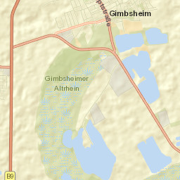 Gimbsheim Street Map