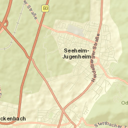 Seeheim-Jugenheim Street Map