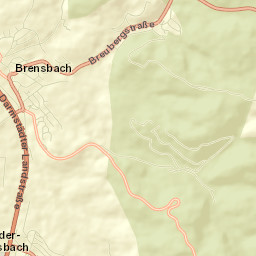 Brensbach Street Map