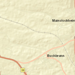 Buchbrunn Street Map