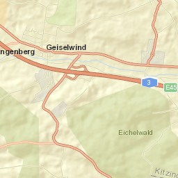 Geiselwind Street Map