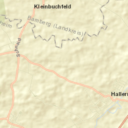 Hallerndorf Street Map