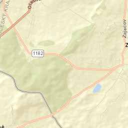 Zaječov Street Map