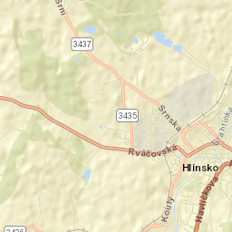 Hlinsko Street Map