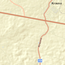 Krouna Street Map