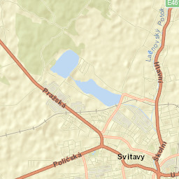 Svitavy Street Map