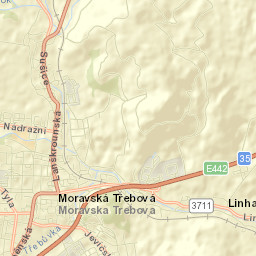 Moravská Třebová Street Map