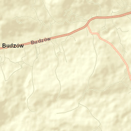 Budzów Street Map