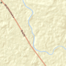 Wojaszówka Street Map