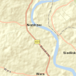 Nozdrzec Street Map