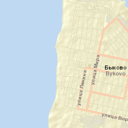 Bykovo Volgograd Oblast Street Map