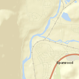 Sparwood Street Map