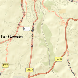 Saint-Léonard Street Map