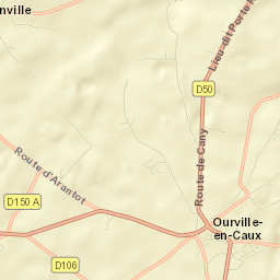 Ourville-en-Caux Street Map