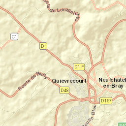 Neufchâtel-en-Bray Street Map