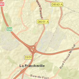 La Francheville Street Map