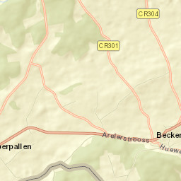Beckerich Street Map
