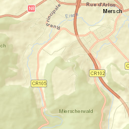 Mersch Street Map
