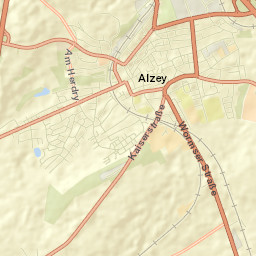 Alzey Street Map