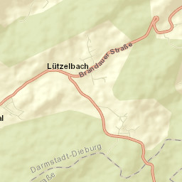Lützelbach Street Map