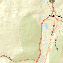 Bad König Street Map