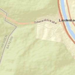 Laudenbach Street Map