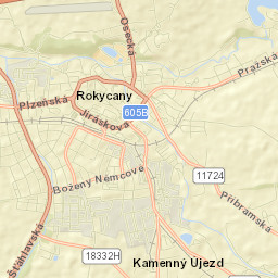Rokycany Street Map