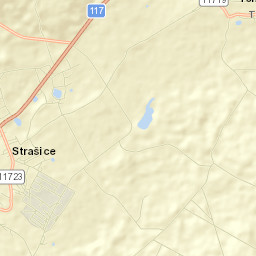 Strašice Street Map